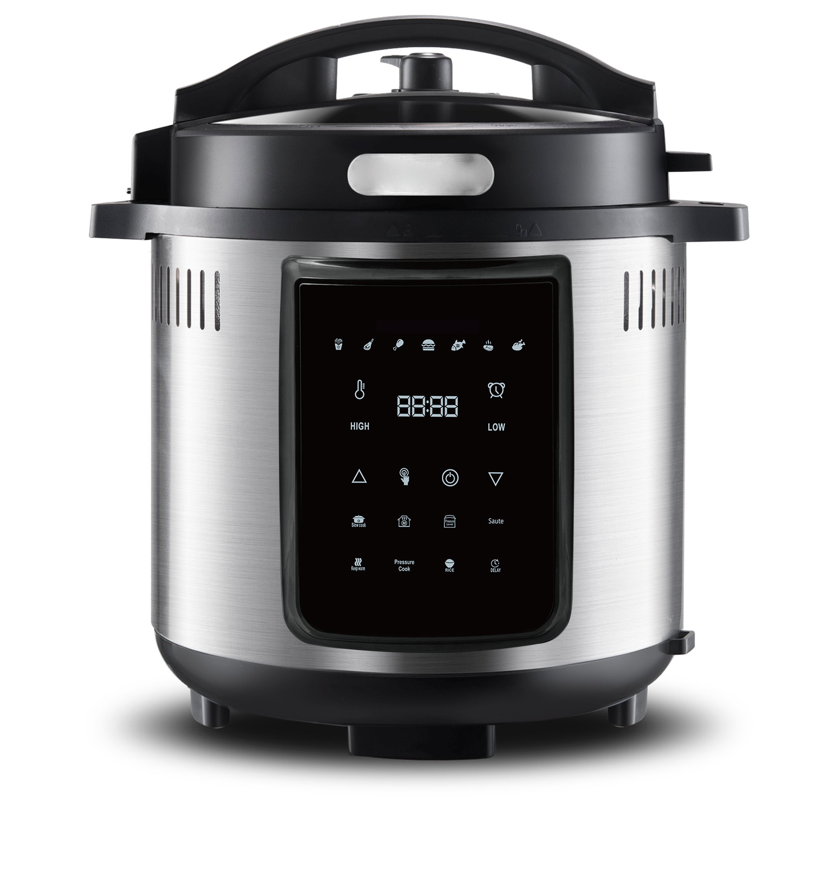 06DB One Lid Design Factory Multi Kitchen 6L Pressure Cooker Air Fryer Combo