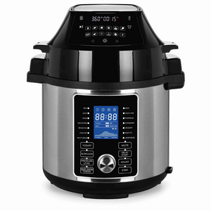 06A Factory Multi Kitchen Appliance Capacity 6QT All In One 6L Pressure Cooker Air Fryer Combo