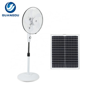 Air Cooling Fan Third Gear Speed Fan Oscillating Black White 20w Mute Portable Solar Fans