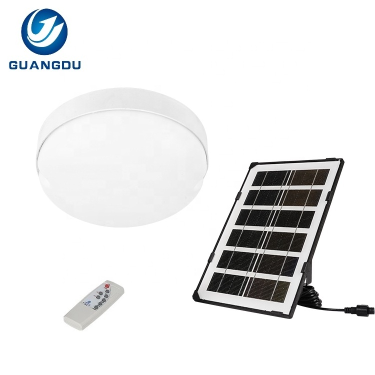 Modern Smart Remote Control Indoor Panel Flush Mount Round Abs 50w 100w Solar Led Ceiling Light