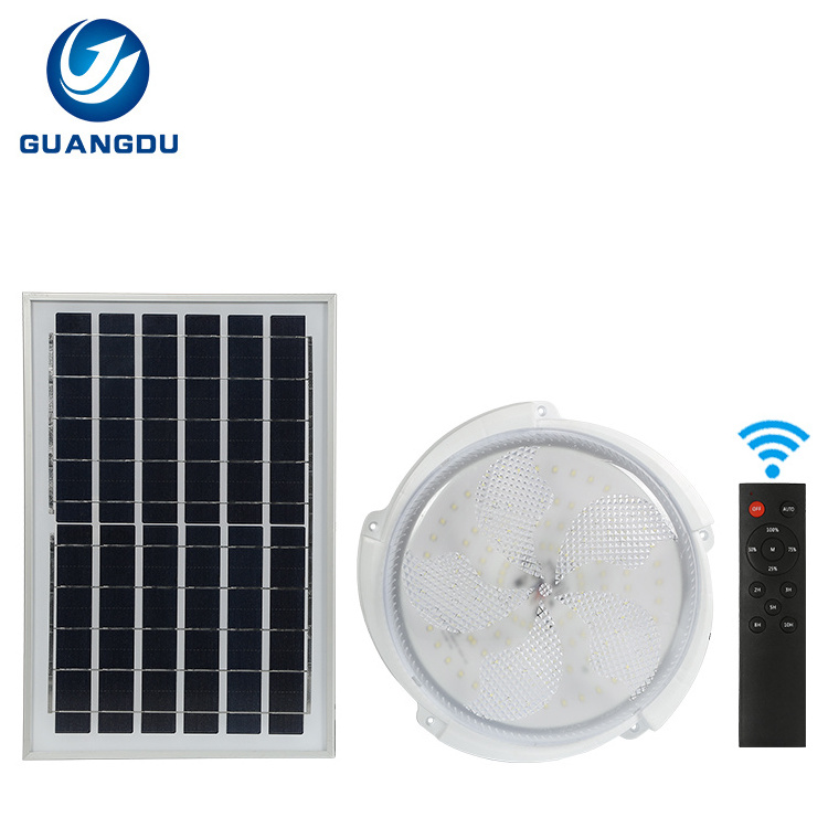 High Efficiency Home Indoor Round Aluminum Waterproof 80w 100w 200w Outdoor Solar Led Ceiling Light