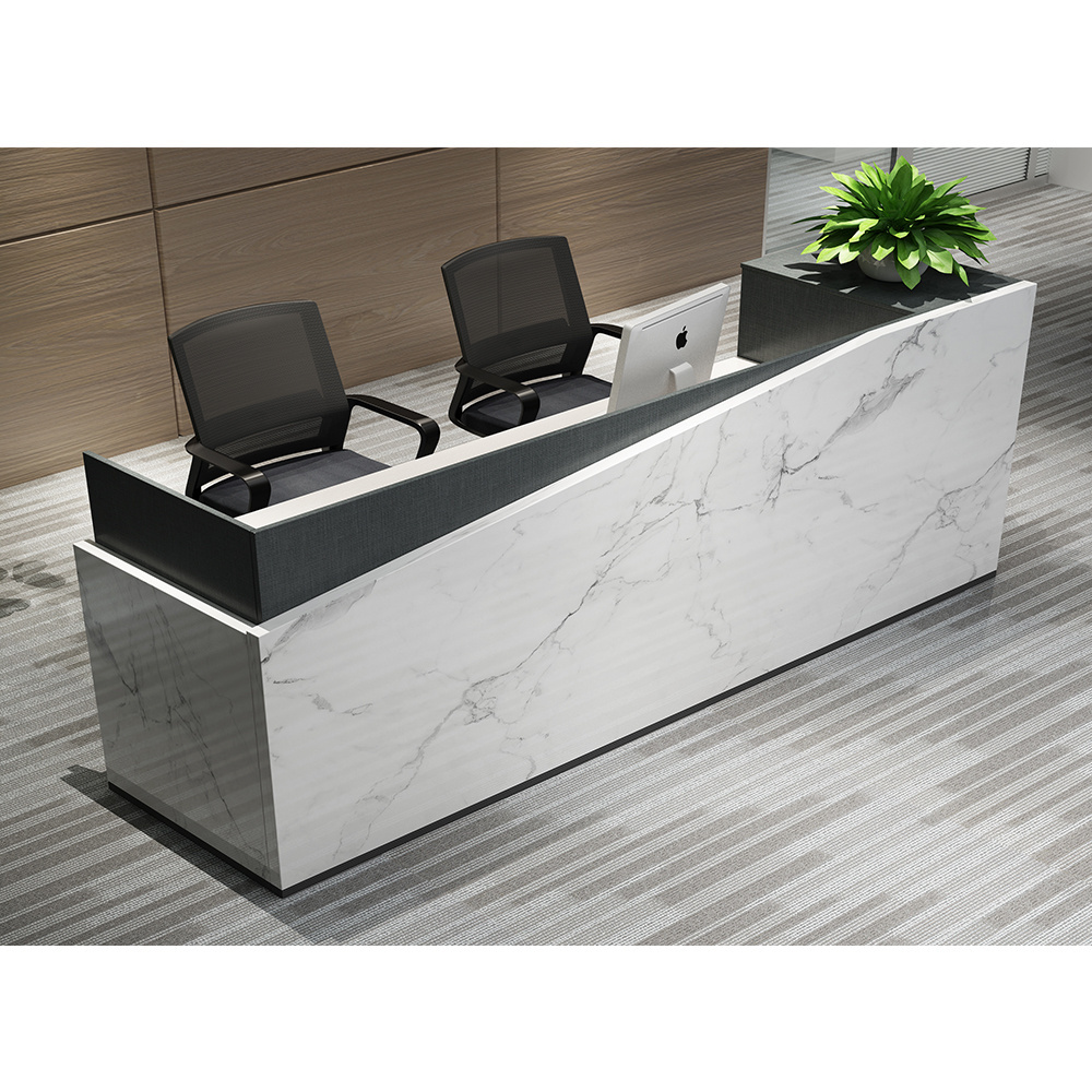 High quality modern office furniture factory price front desk reception desk Checkout Counter Table