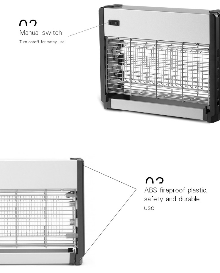 Factory OEM ODM Fly Killer for Kitchen Restaurant GC1 Electric Mosquito Fly Moth Electric Shock Killer 30w UV-A Light