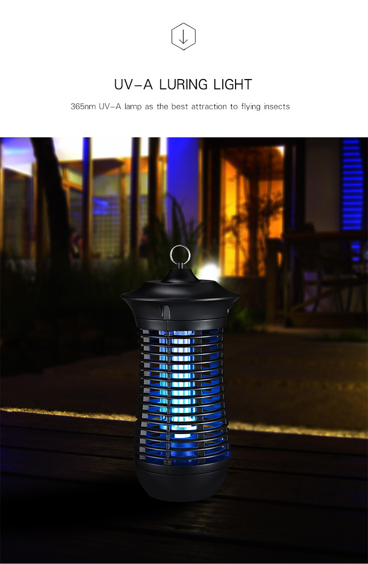 18W EUDEMON Bug Zapper Outdoor Waterproof Fly Insect Killer lure Mosquito Trap ABS fireproof plastic for indoor and outdoor use