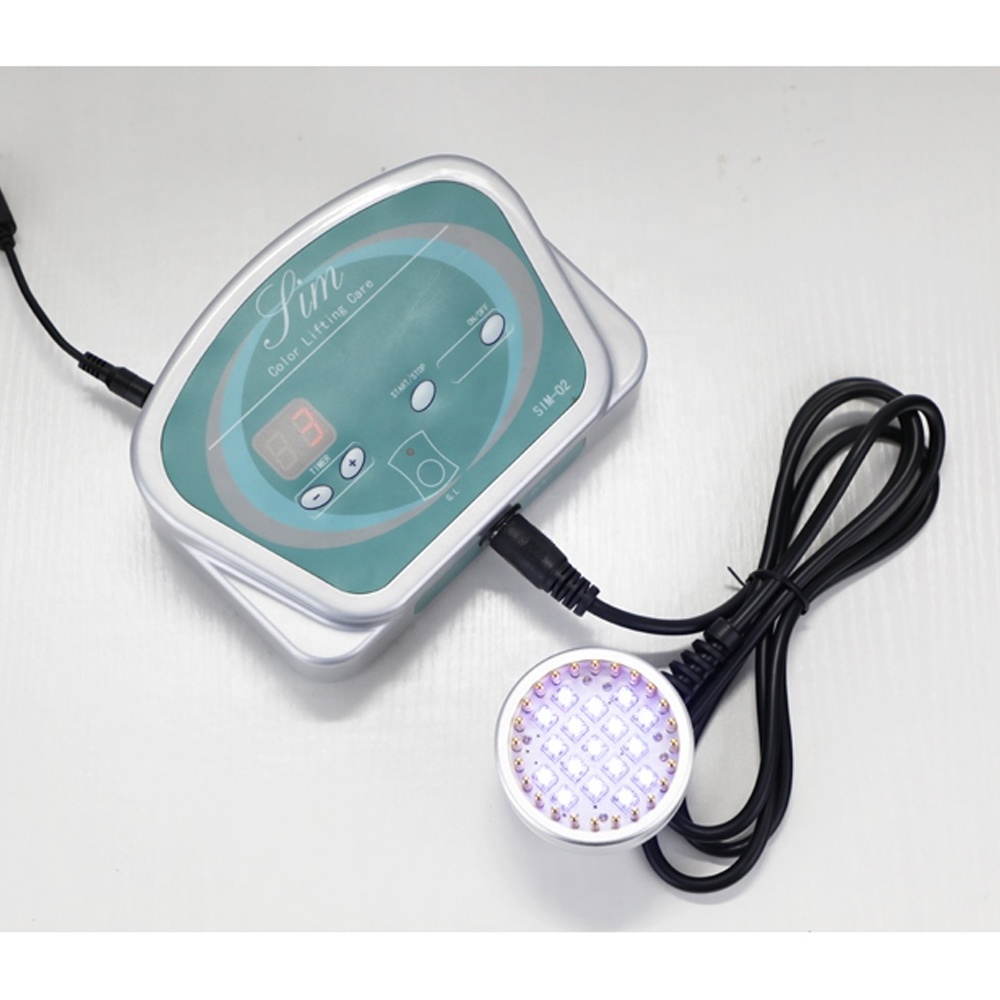 Microcurrent machine7 color Led infrared light therapy Facial Meridian Massage gua sha face tool