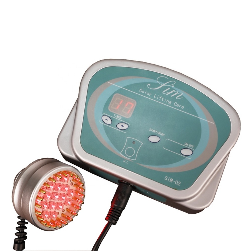 Microcurrent machine7 color Led infrared light therapy Facial Meridian Massage gua sha face tool