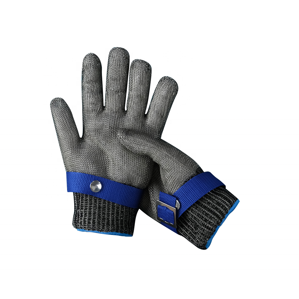 Cut Resistant Durable Rustproof Butcher Cutting Protection Stainless Steel Mesh Metal Wire Gloves