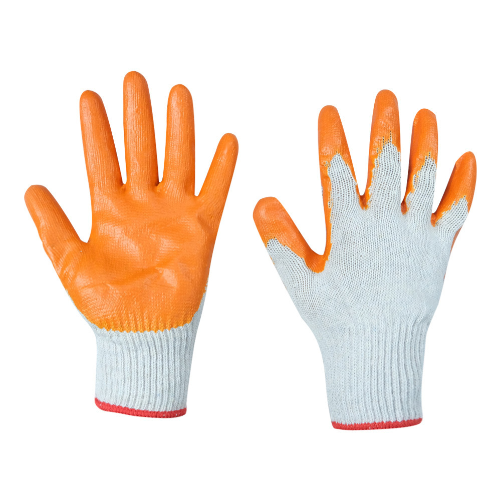 Cheap High Quality Safety Rubber Hand Protective Wholesale Latex Coated Gloves for Work Construction