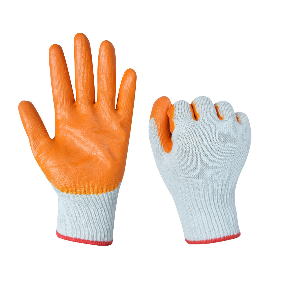 Cheap High Quality Safety Rubber Hand Protective Wholesale Latex Coated Gloves for Work Construction