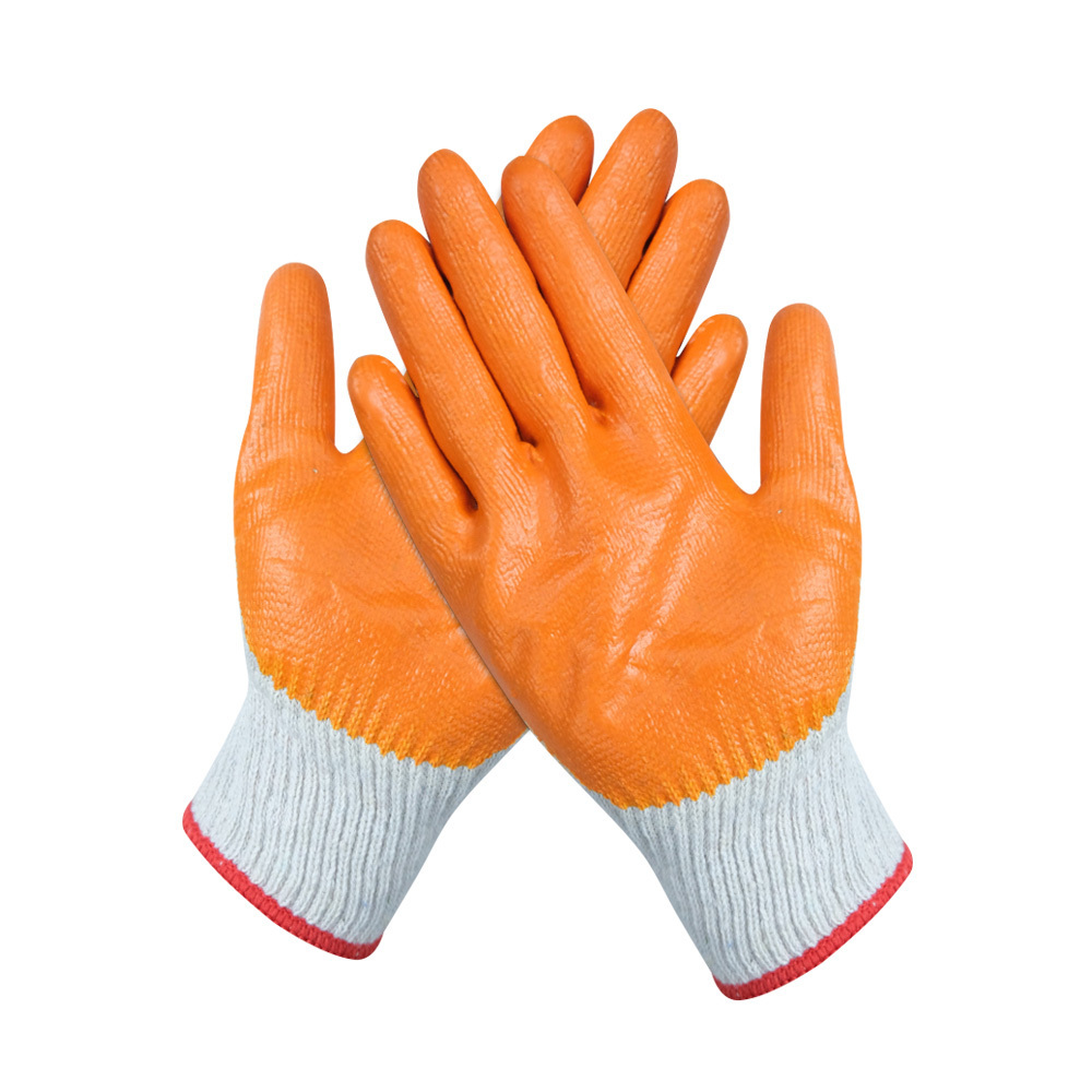 Cheap High Quality Safety Rubber Hand Protective Wholesale Latex Coated Gloves for Work Construction