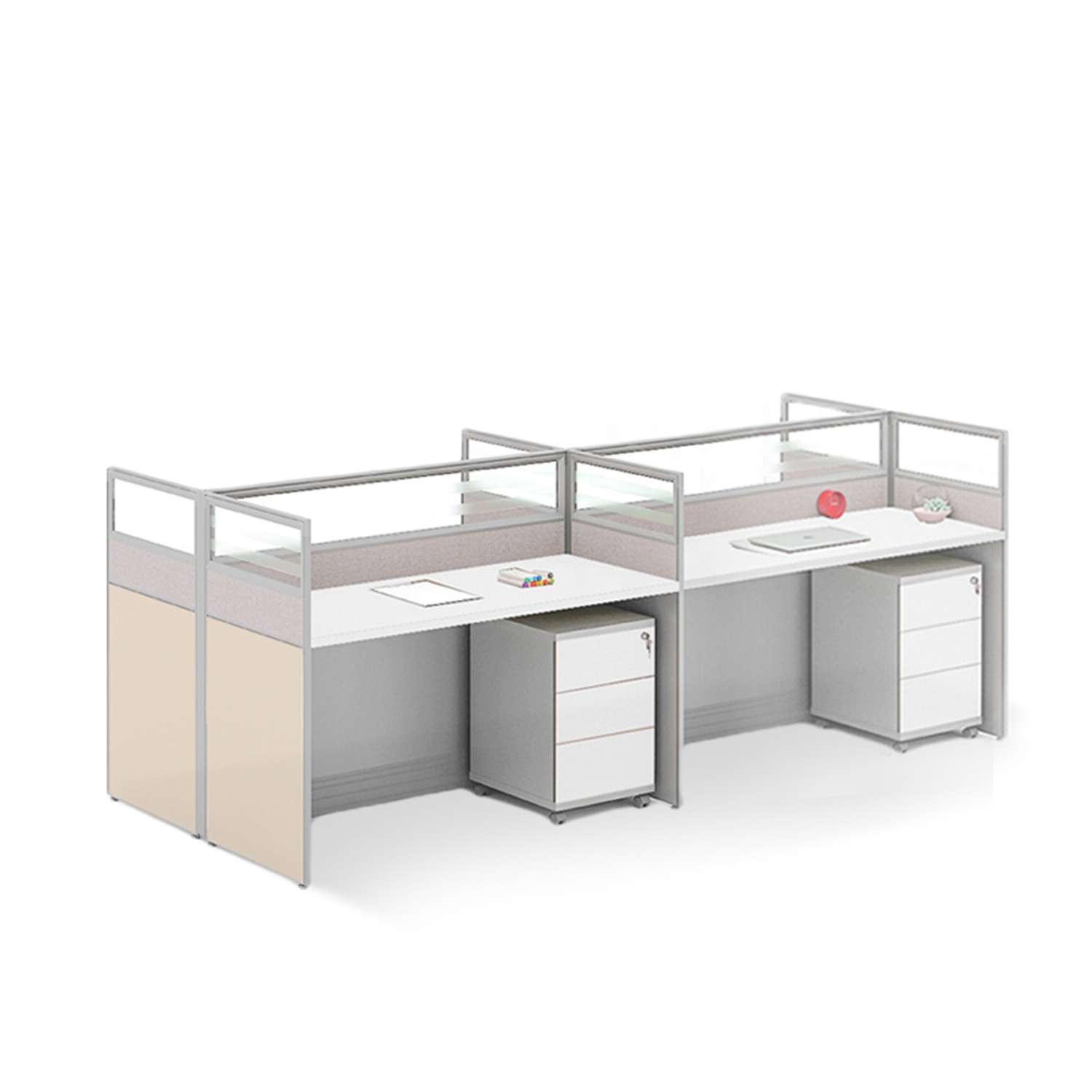 China Manufacturer Modern Modular Office Furniture Workstation 2, 4, 6 Seater Office Workstation Desk For 2, 4, 6 Person People