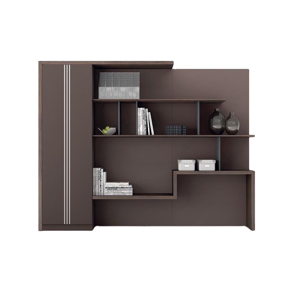 Modern Open President Style  Wooden Furniture Manager file office storage cabinet