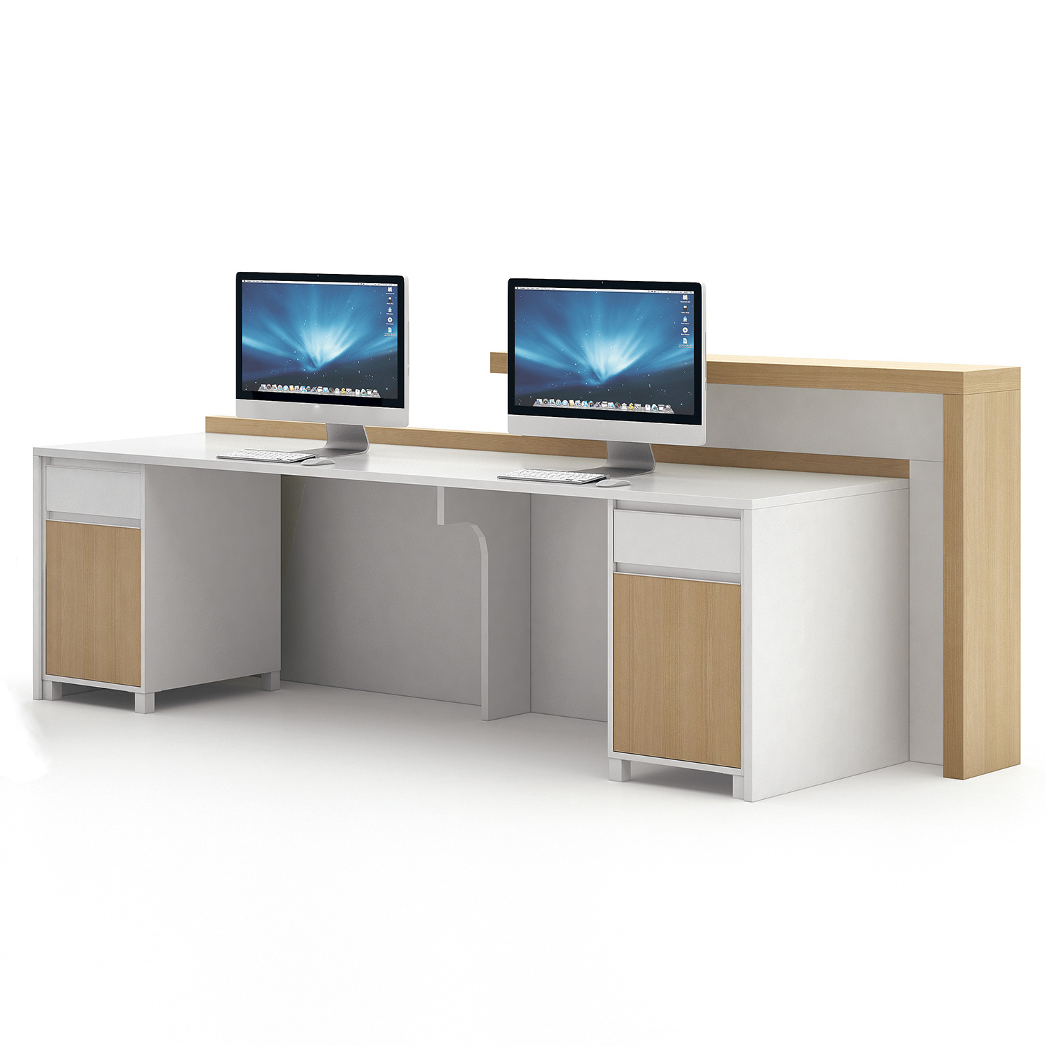 Gokeng standard size office front reception desk table Modern reception desk Hospital companies can customize the front desk