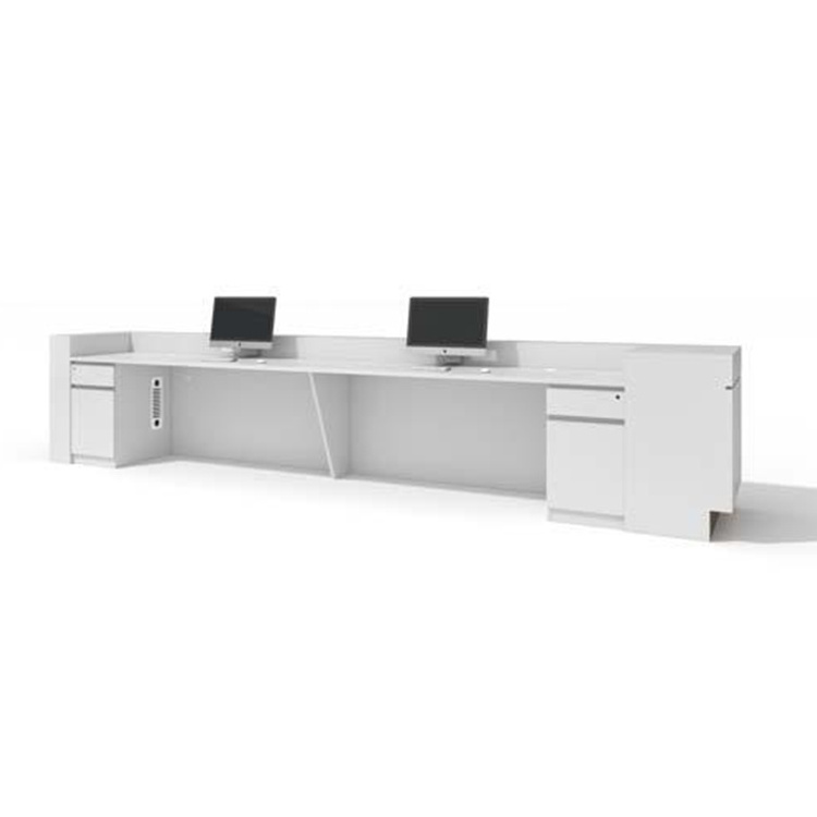 Hospitals, financial centers, company reception desks office muebles wooden reception desk office reception desk