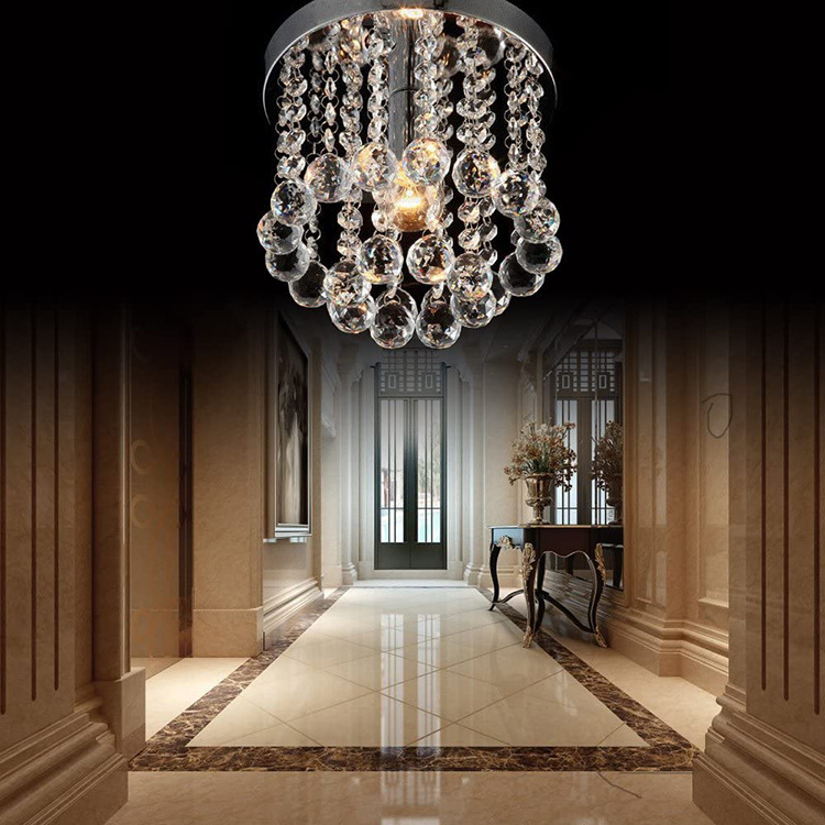 Modern Fancy Luxury Home Lighting Chandelier Decoration Led Warm White Aluminum Crystal Drop Ceiling Lamp Crystal Pendant Lights