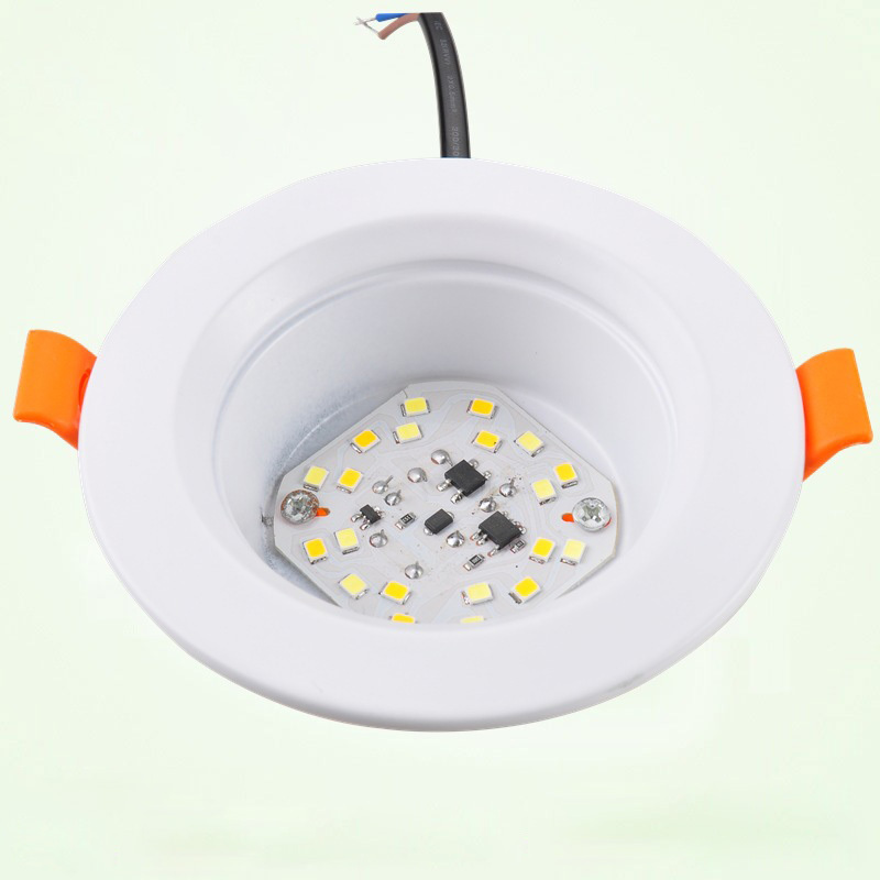 LED Downlights Aluminum housing indoor led recessed down light housing 3w led downlight ip44