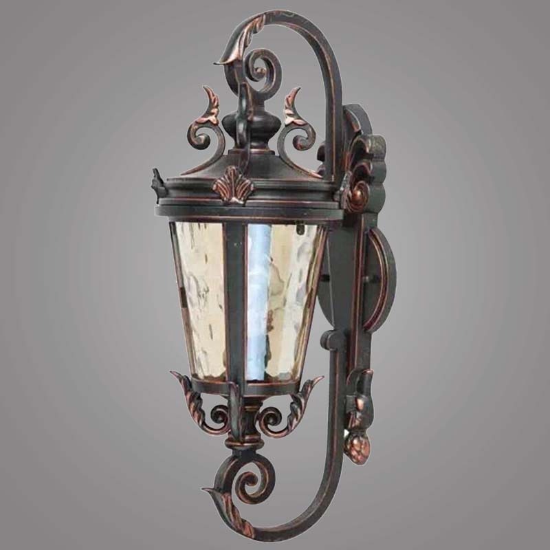 Outdoor Waterproof Wall Light Led Antique Wall Mounted Decorative Led Outdoor IP54 Garden Wall Lamp