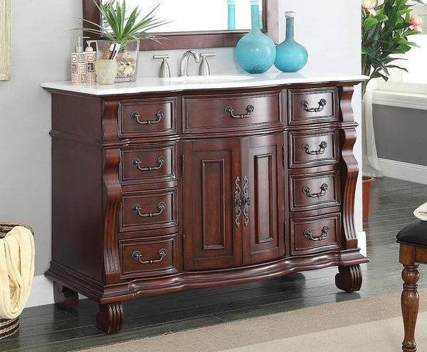 Hot Selling Classical Bathroom Vanity Cabinets Solid Wood Mdf Bathroom Vanity With Waterproof Cabinet