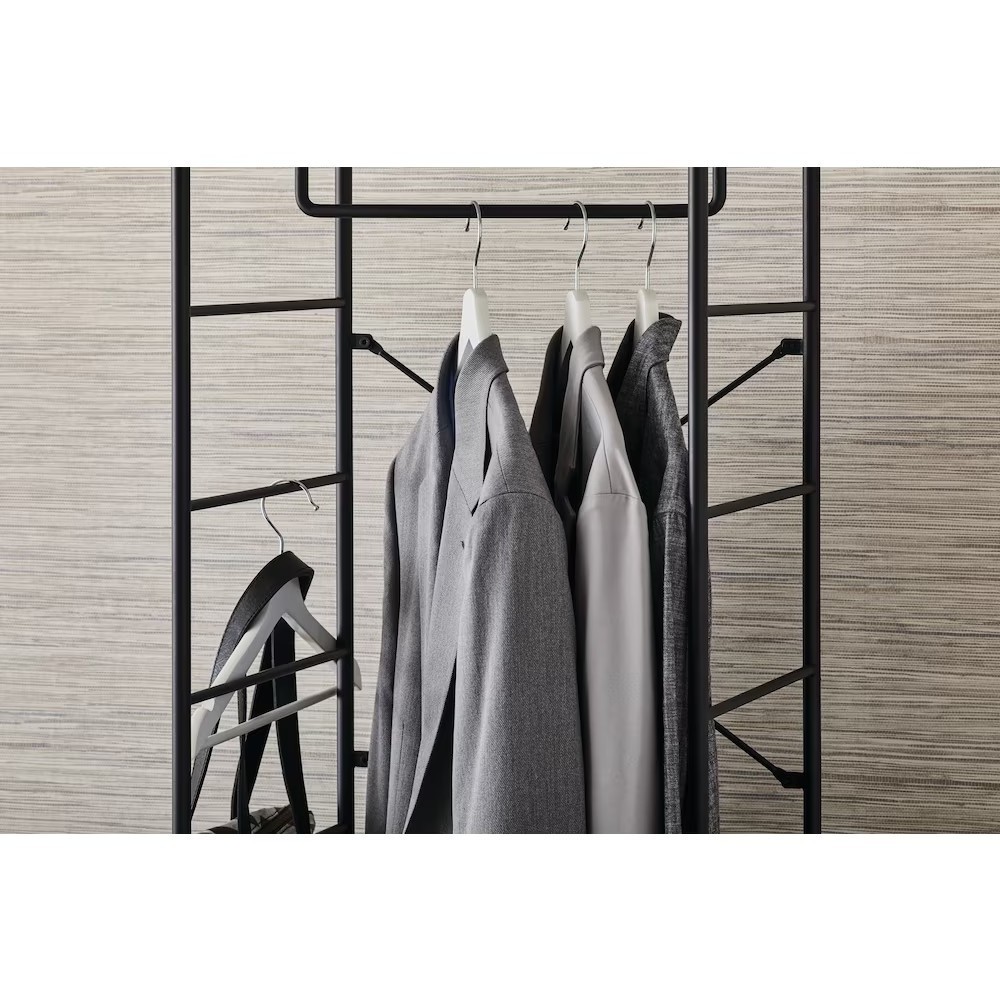 Bedroom Clothes Rack Garment Rack With Three Drawers Hang Rod Wooden Bedroom Wardrobe Modern Wardrobe