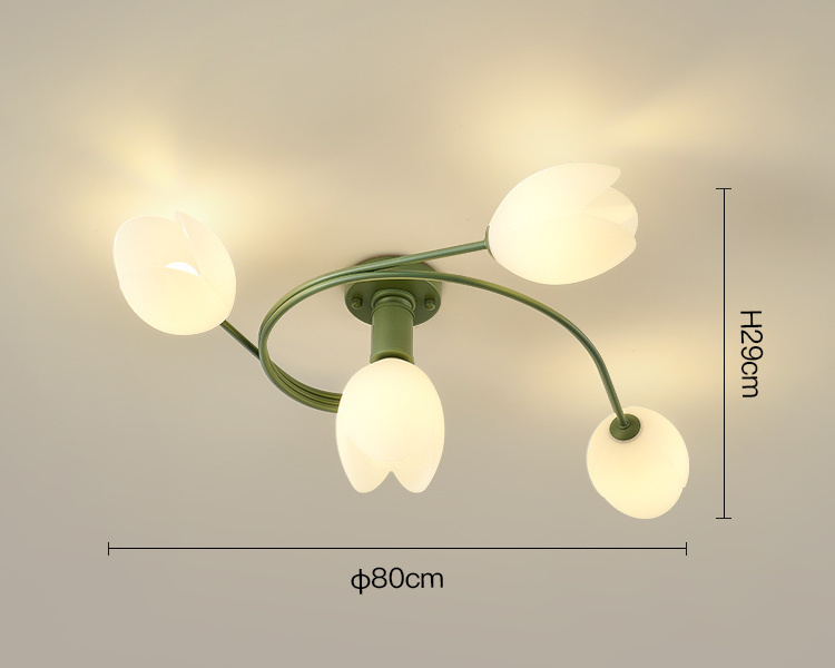 Helicoidal Flower Ceiling Light for Modern Home Decor Living Room Bedroom Lamp Modern Chandeliers Pendant Lights