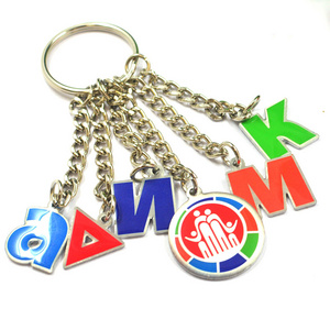 Wholesale Manufacturer Custom Metal Keyring Accessories Diy Individualized Key Ring Stainless Steel