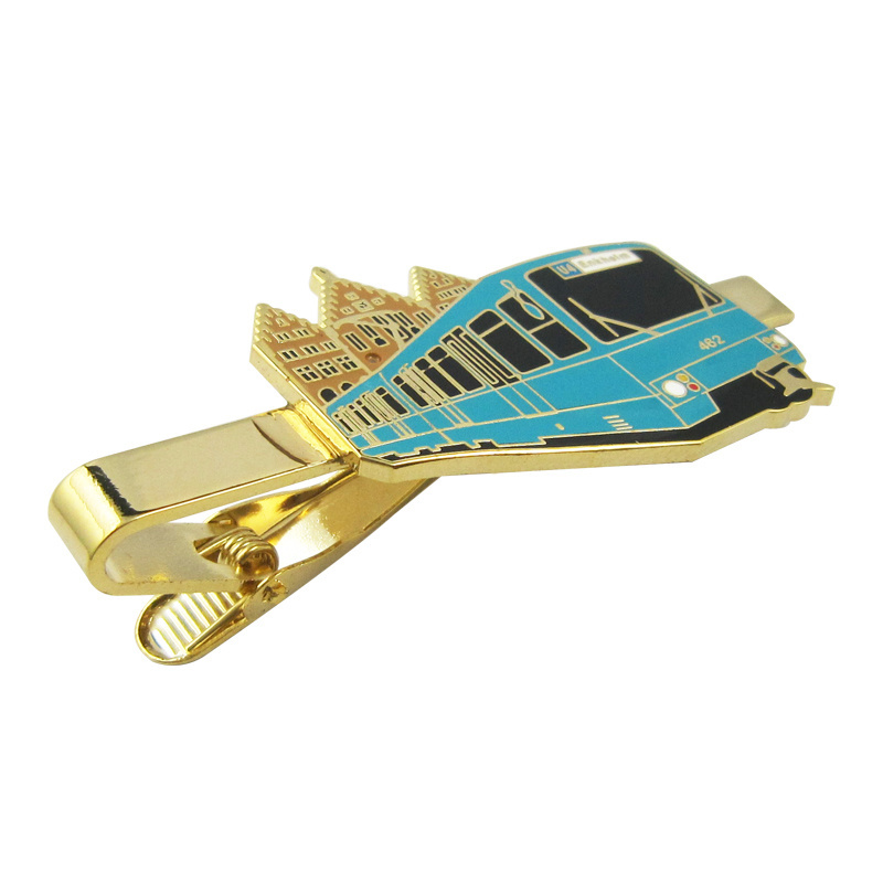 Wholesale Tie Clip  Hot Selling Colors Custom Logo Metal Brass Blank Tie Clip