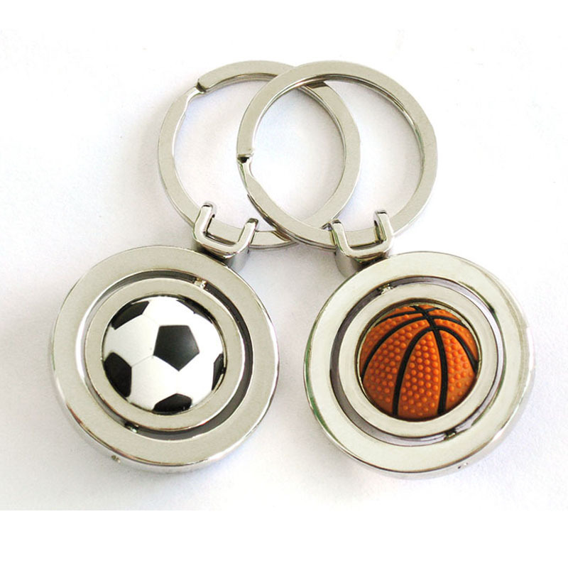 Custom Design Sport Soccer Keychain 3D Wholesale Football Keychain Basketball Keychain Rubber