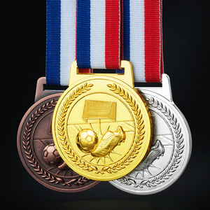 China Factory Wholesale School Sports Football Competition Medal Games Prizes Running Medal Trophies And Medals