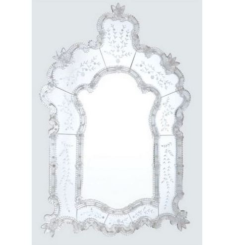 New Design Murano crystal design glass wall mirror decorative mirror crystal beaded mirror wholesaler