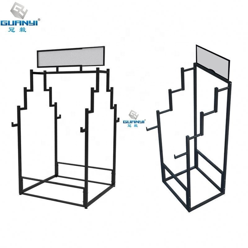 Company Racks Fabric Carpet Roll Holder Metal Sliding Rack For Tile Display Stand