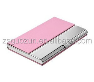 High grade stainless steel business name card holder/card case