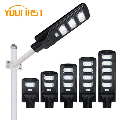 Energy Powered Sensors Waterproof Ip65 Integrated Streetlight 30w 60w 90w 120w 150w Outdoor All In One Led Solar Street Light