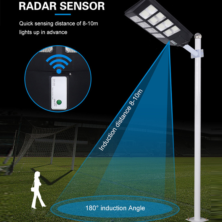 Highway With Lithium Battery Remote Waterproof Ip65 Outdoor 120w 150w 200w Integrated Panel All In One LED Solar Street Light