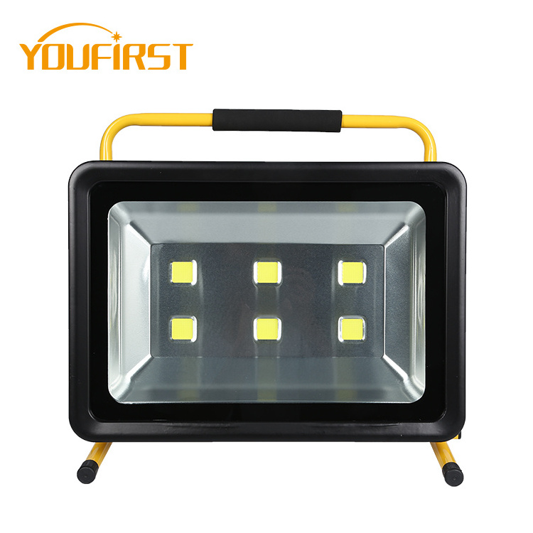 LED High Power Brightness Portable rechargeable Sports Courtyard Outdoor floodlight Energy saving lamps Waterproof IP65 Lighting