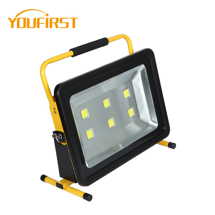 LED High Power Brightness Portable rechargeable Sports Courtyard Outdoor floodlight Energy saving lamps Waterproof IP65 Lighting