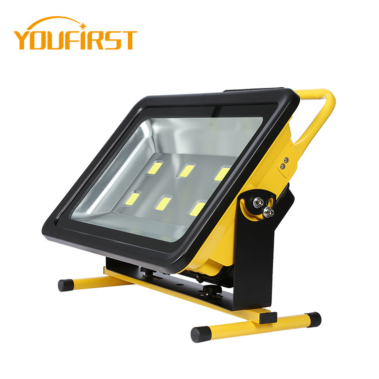 LED High Power Brightness Portable rechargeable Sports Courtyard Outdoor floodlight Energy saving lamps Waterproof IP65 Lighting