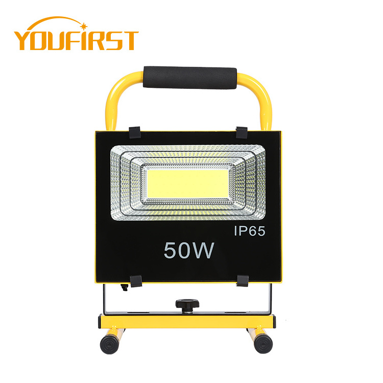 CE BIS IP65 waterproof outdoor smd 50watt 100watt rechargeable led floodlight