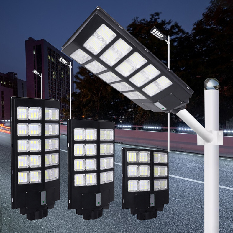 Highway With Lithium Battery Remote Waterproof Ip65 Outdoor 120w 150w 200w Integrated Panel All In One LED Solar Street Light