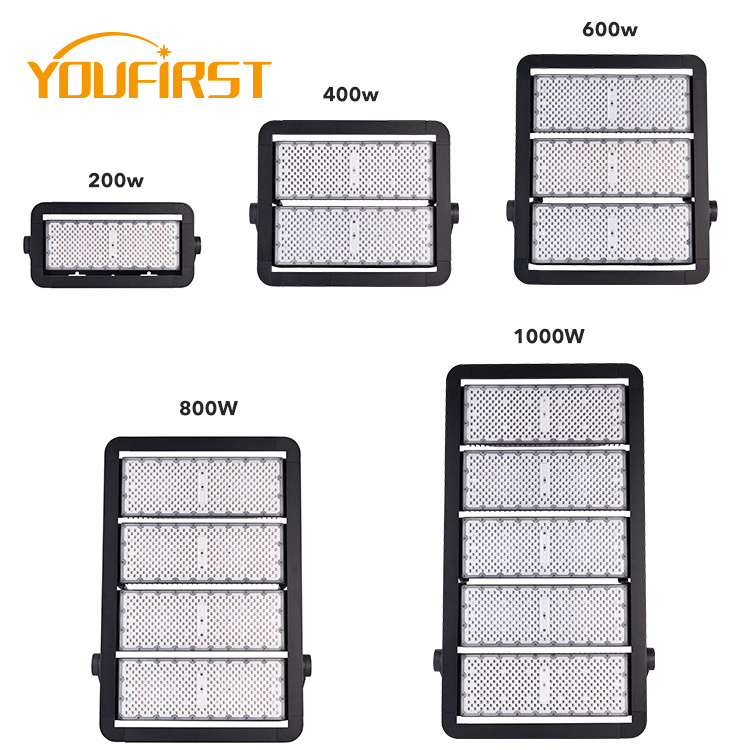 Super Bright Waterproof IP65 Outdoor High Pole Flood Sports Stadium Light 200w 300w 400w 500w 600w 1000w 1200w Led Flood Light