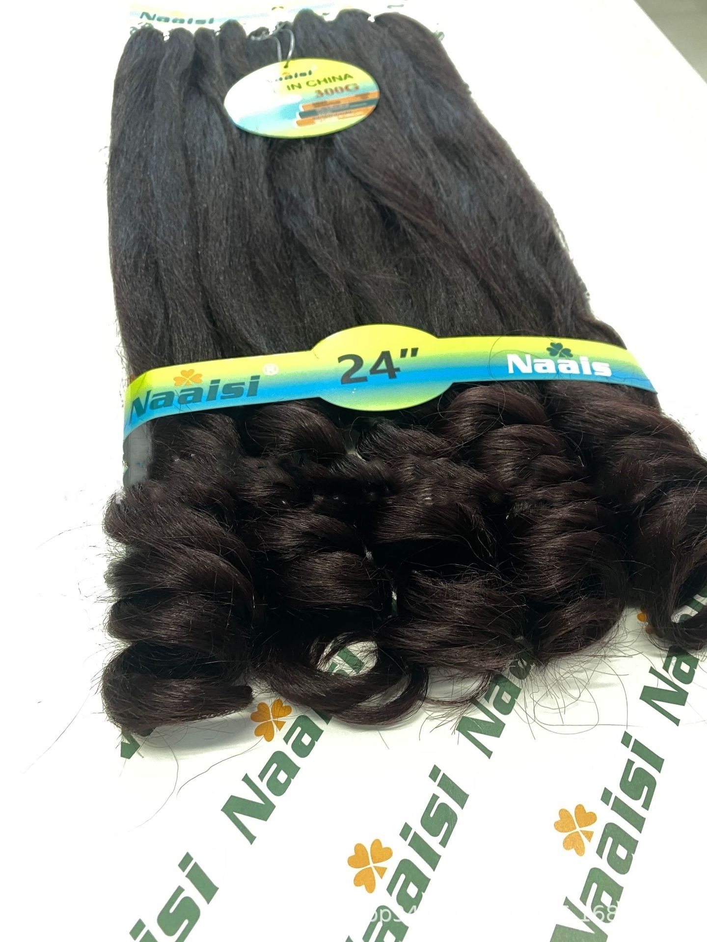 5bundles/pack Yaki Pony Braid with curls ends 24inches 300g Yaki Ombre Pre-streched Crochet Jumbo Braiding Hair for women girls