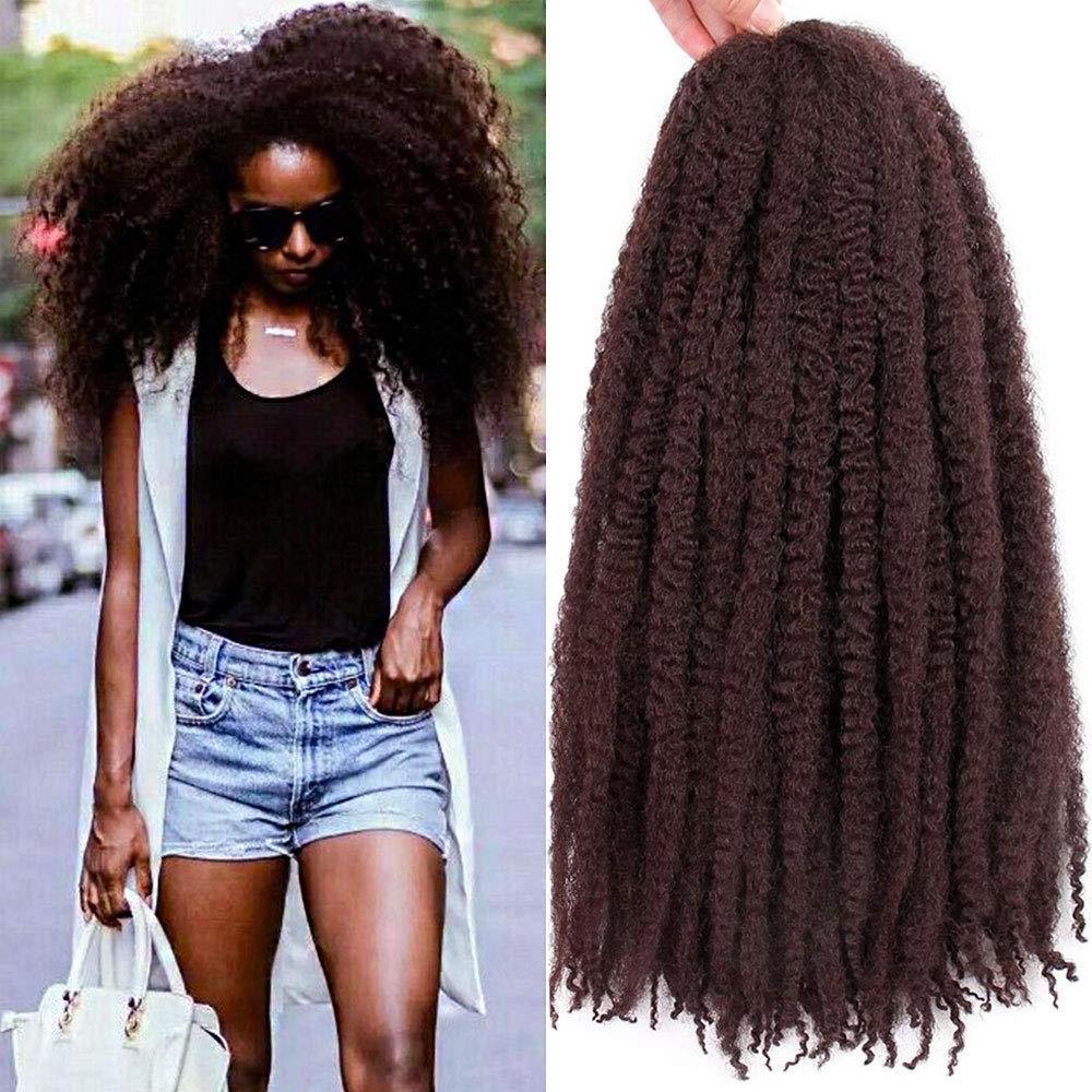 Wholesale Marley Hair Afro Kinky Twist Hair Bulk Styles Synthetic Crochet Braiding Hair For Women