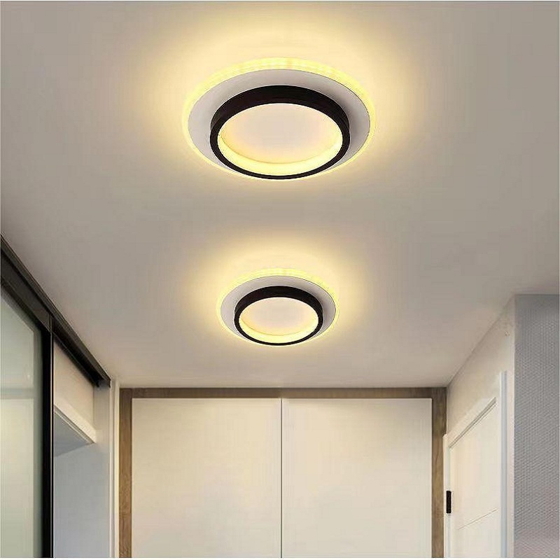 Bedroom Exquisite Surface Mounted LED Aisle Lights 20W Round Square LED Ceiling Lamp For Home Office