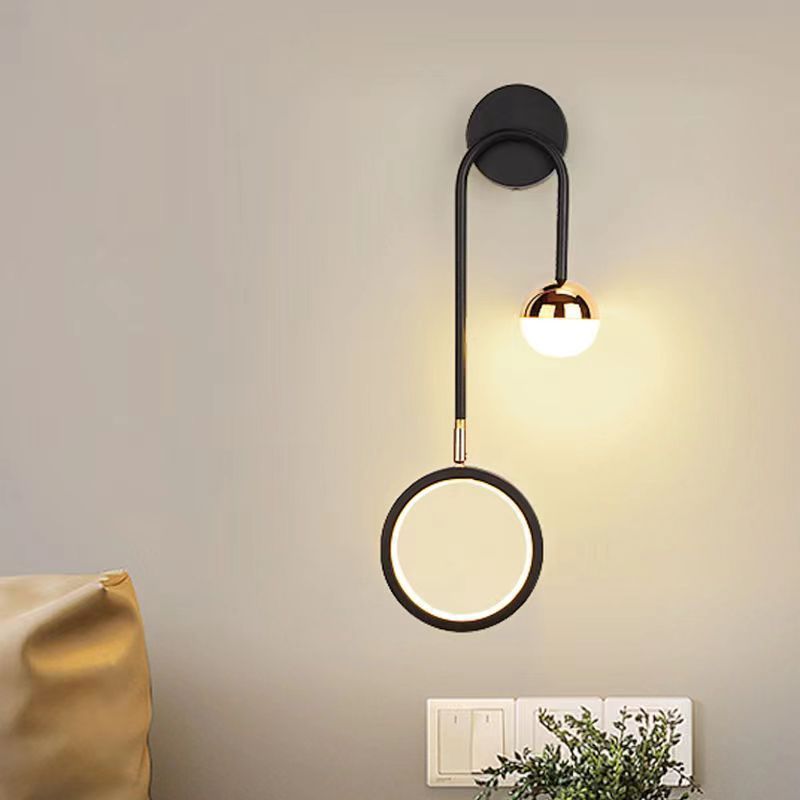 Hotel wall lighting modern design art lamp for living room bedroom hotel wall sconce lights bulb