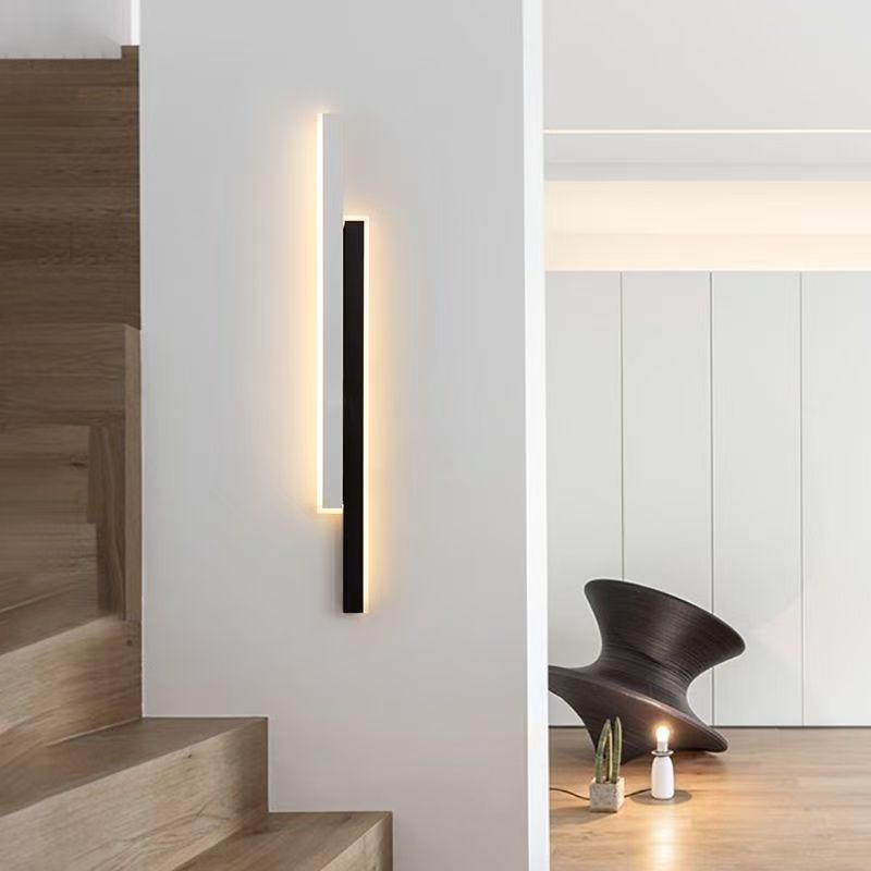 Modern living room LED Wall Lamp Long Nordic Sofa Background Long Bedroom Bedside wall sconce light