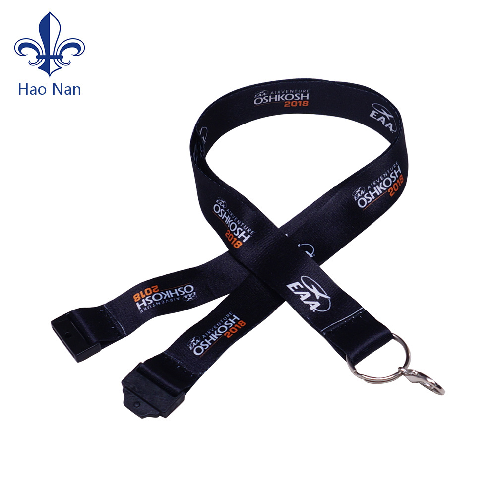 Wholesale Neck Strap Lanyard ID Card Holder Badge Polyester Decoration Sublimation  lanyard blank