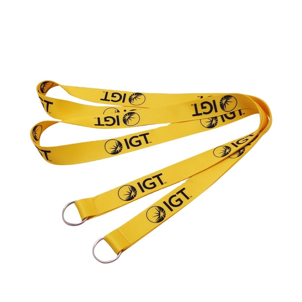 Wholesale Neck Strap Lanyard ID Card Holder Badge Polyester Decoration Sublimation  lanyard blank