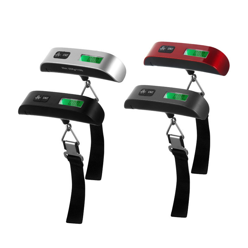 Portable Electronic 50kg abs stainless steel hanging digital luggage scales with lcd display