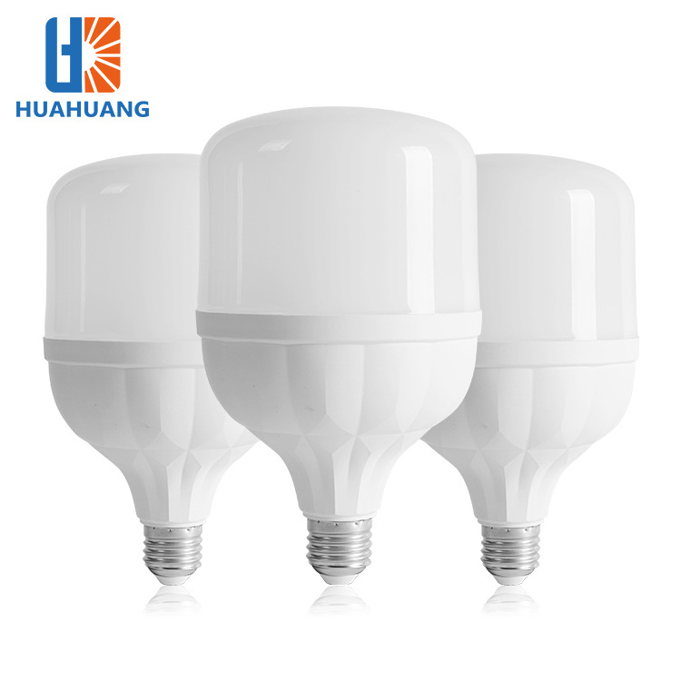 Huahuang Wholesale Office Living Room PBT PP B22 E27 5W 10W 15W 20W 30W 40W 50W 60W Light LED Bulb