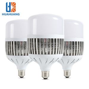 Huahuang Factory Direct Supermarket Warehouse PC Aluminum 50W 80W 100W 150W B22 E27 Light LED Bulb