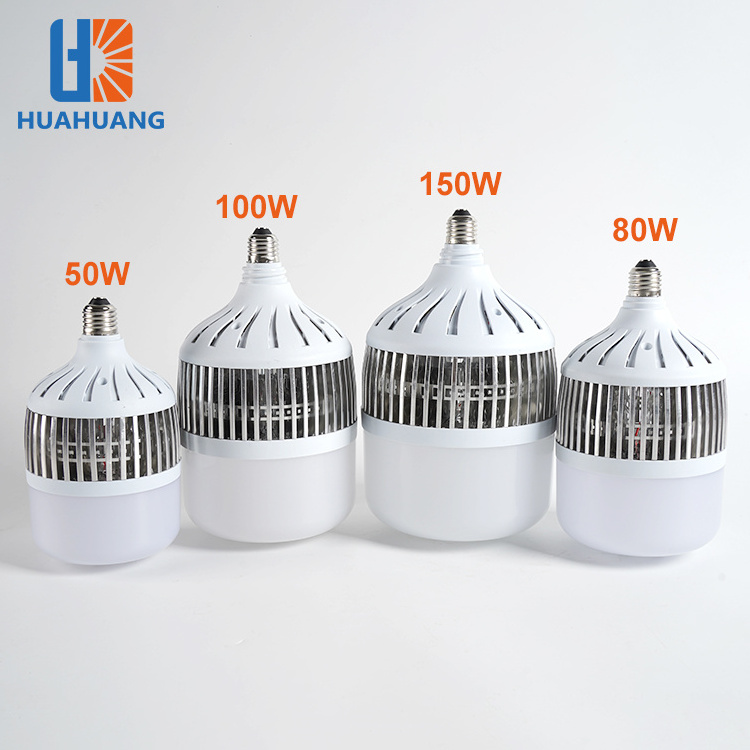 Huahuang Good Price Modern Garage Home B22 E27 PC Aluminum 50W 80W 100W 150W LED Light Bulb